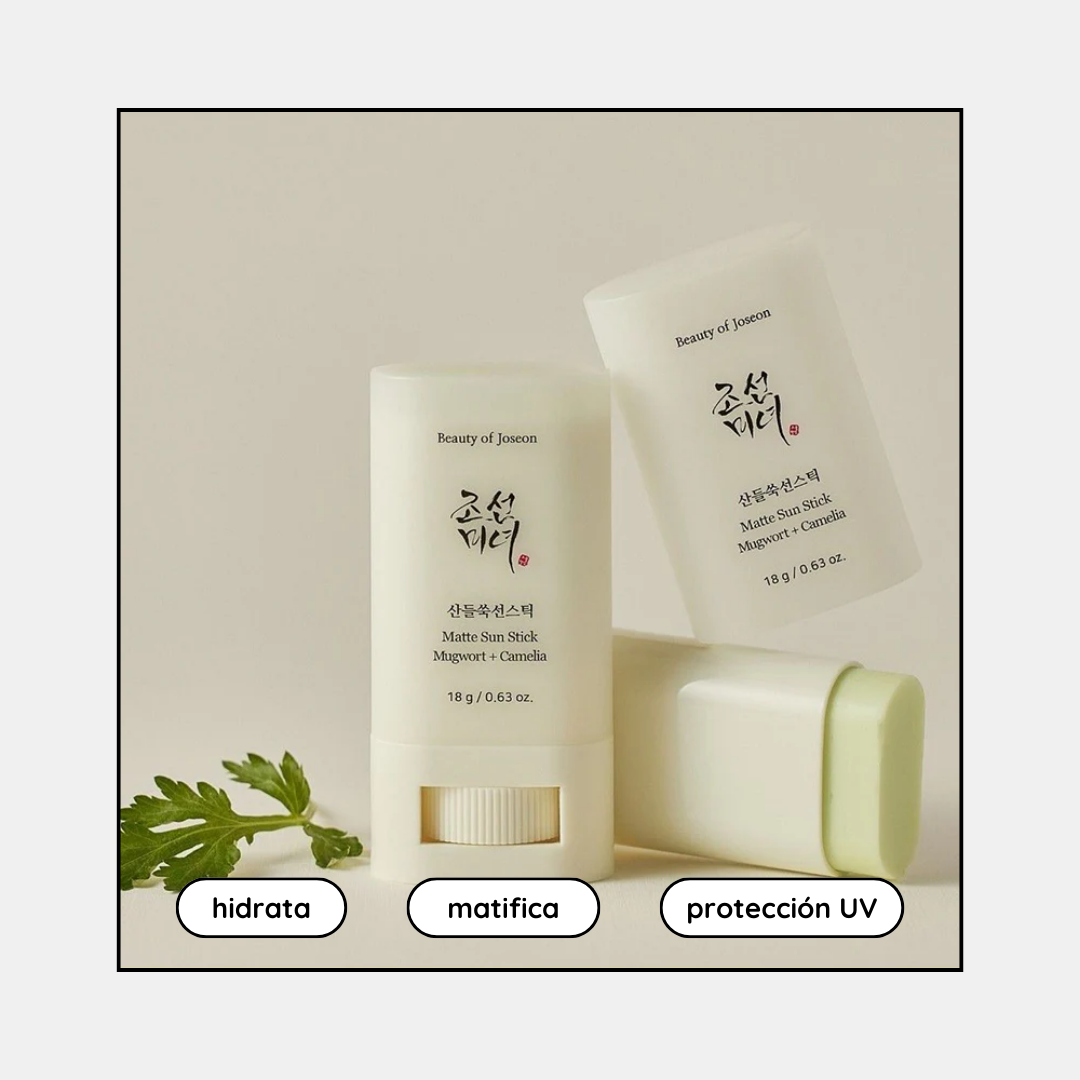 Matte sun stick : Mugwort + Camelia 18g